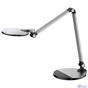 Camelion KD-865  C03 серебро LED(Свет-к наст.10 Вт,230В,600 лм,сенс.рег.ярк и цвет.темп)