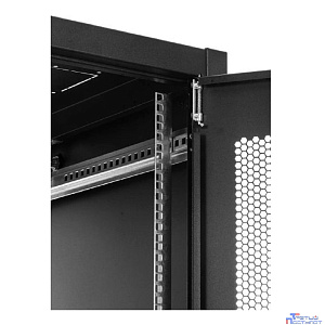 ЦМО Шкаф телекоммуникационный напольный ЭКОНОМ 42U (600 x 800) дверь перфорированная 2 шт., цвет черный [ШТК-Э-42.6.8-44АА-9005]