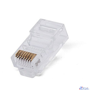 Filum FL-NA-PLUG5E-2 Коннектор RJ-45, 5E кат., 8p8c, 6 мкм, универсальный, для одножильного и многожильного кабеля, уп/10 шт (00-00873365)