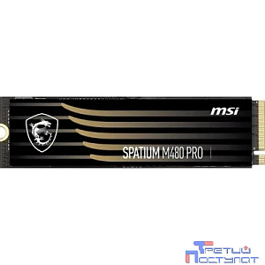 SSD MSI Spatium M480 Pro 4ТБ, M.2 2280, PCIe 4.0 x4,  NVMe,  M.2 [s78-440r050-p83]
