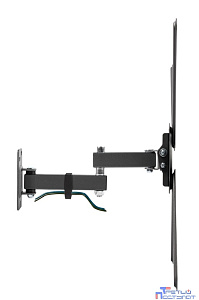 Kromax CORBEL-7 черный 22"-65" макс.30кг настенный поворот и наклон
