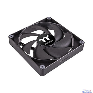 Кулер для компьютерного корпуса, Thermaltake, CT120 PC Cooling Fan, CL-F147-PL12BL-A, 120мм вентилятор, 500-2000об.мин, 4pin PWM, 57.05CFM, 25.8 dB(A), 120x120x25мм, Черный