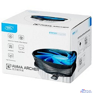 Cooler Deepcool GAMMA ARCHER {Soc-1150/1155/1156/AM2+/AM3+/FM1/FM2, 3pin, 21dB, Al, 95W, 301g, clamp}