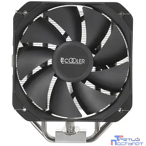 PCCooler Paladin 400 S115X/1200/1700/AM4 (TDP 200W, 130mm PWM FAN, 4 тепловые трубки 6мм, 800-1600RPM, 18-28,6dBa)