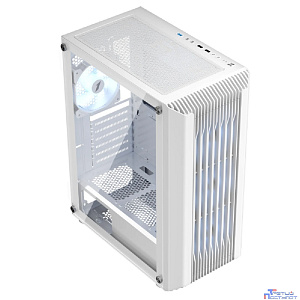 1STPLAYER BULLET HUNTER H6 ARGB White / ATX / 4x120mm ARGB fans / H6-WH-4F7-W