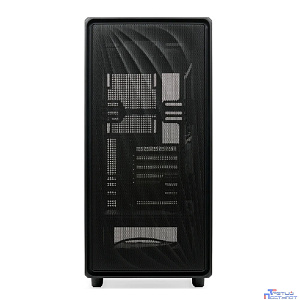 Case HSPD M510, Mesh Mid Tower, Black, TG, 0.5 SPCC, no fans ATX, mATX, mITX 180/280/160mm 1x2.5", 1x3.5", 7xPCI 1xUSB-A 3.0, 1xUSB-A 1.0 517x277x418mm