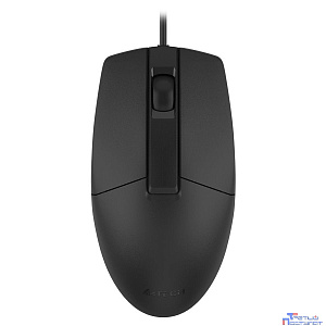 Мышь A4Tech OP-330S черный оптическая (1000dpi) silent USB (3but) [1530241]