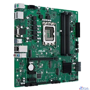 ASUS  PRO B660M-C D4-CSM (Socket 1700, mATX, 4xDDR4(128GB), D-SUB/HDMI 2.1/2xDP, 1xPCIe 4.0x16/2xPCIe 3.0, 1xLAN, 4xSATA 6Gb/s, 2xM.2, 2xUSB 3.2, 2xUSB 2.0, 2xPS/2)