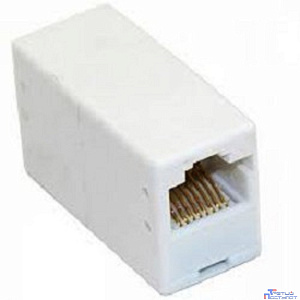 Gembird Соединитель TA350/1 {Модуль RJ-45F/RJ-45F проходной, кат. 5e (VTE7713, TA350/1)}