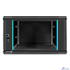 Exegate EX298606RUS Шкаф телекоммуникационный 19" настенный 6U ExeGate EC-WM-6U.600.G.BLACK (19”, 6U, 600x600x370mm (ШхГхВ), передняя дверь закаленное стекло, съемные боковые панели, пыле- и влагозащи