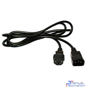 Шнур питания Lanmaster LAN-PP13/14-1.8-BK (упак.:1шт) 1м черный