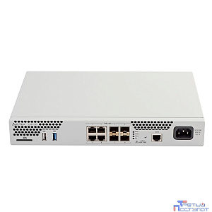 ELTEX ESR-100 Сервисный маршрутизатор 4x Combo 10/100/1000BASE-T/1000BASE-X SFP, 1x USB 2.0, 1x USB3.0, 1 слот для SD-карт, 4Gb RAM, 1Gb Flash, 220V AC