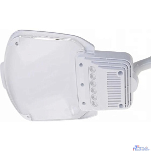 Rexant 31-0565 Лупа на струбцине  , квадратная 3D+20D, с подсветкой 6 LED, серия EXPERT, белая