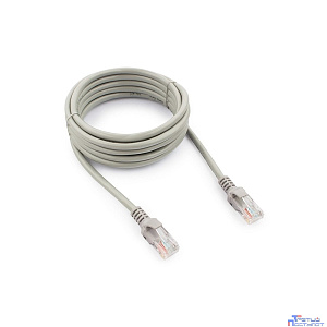 Cablexpert Патч-корд UTP PP12-3M кат.5, 3м, литой, многожильный (серый)