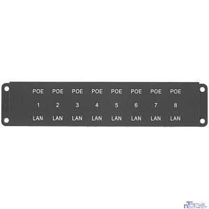 Midspan-8/P Пассивный PoE-инжектор Fast Ethernet на 8 портов.