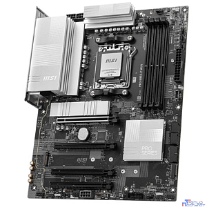 Материнская плата MSI PRO B850-P WIFI B850, AM5, 4*DDR5, 4*PCIEx16, 3*M.2, 3*TypeC, 1*USB3.2Gen2, 5*USB3.2Gen1, 8*USB2.0, 4*SATA3.0, 5G, HDMI, ATX, RTL