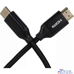 Кабель интерфейсный HDMI-HDMI VCOM ACG520BM-1.0 19M/M ver 2.0, 1М, iOpen (light)