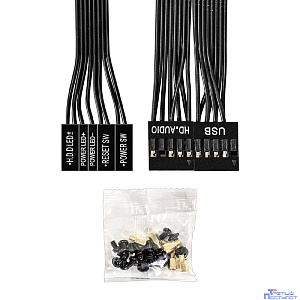 Exegate EX299212RUS Корпус Minitower ExeGate BAA-303-UNS350 (mATX, БП UNS350 с вент. 12см, 2*USB, HD Audio, черный)