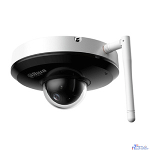 DAHUA DH-SD1A204DB-GNY-W Мини-купольная PTZ IP-видеокамера с Wi-Fi 2.4ГГц 2Мп, 1/2.8” CMOS, моторизованный объектив 2.8~12мм (4x), видеоаналитика, ИК до 20м, IP66, IK08, корпус: металл