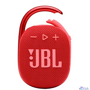 Динамик JBL Портативная акустическая система  JBL CLIP 4, красная