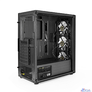 Exegate EX294975RUS Корпус Miditower ExeGate EVO-9205-NPX600 (ATX, БП 600NPX с вент. 12 см, с окном, 1*USB+1*USB3.0, аудио, 3 вент. 12см с RGB подсветкой)