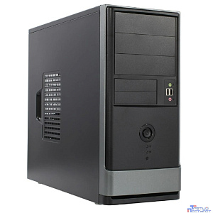 INWIN EAR-002 PM-600ATX-F Black-Graphite Mid Tower (ATX, Micro-ATX, без БП, Steel SPCC) (6196008)