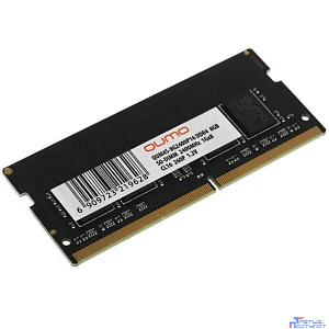 QUMO DDR4 SODIMM 8GB QUM4S-8G2400P16 PC4-19200, 2400MHz OEM/RTL
