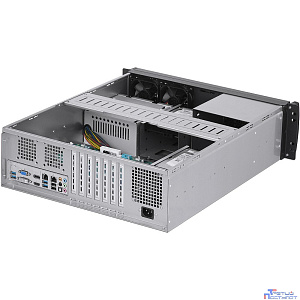 Procase EB350D-B-0 Корпус 3U Rack server case, дверца, черный,  без блока питания , глубина 500мм, MB 12"x9.6"