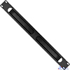 Exegate EX292871RUS Exegate EX292871RUS Кабельный органайзер ExeGate CM19-1U-12M-CV (горизонтальный 19" 1U, металлический, 2 окна в основании профиля, гребенка на 12 вырезов, глубина 45mm, с металличе