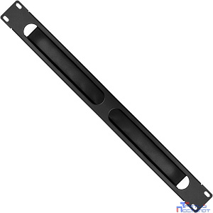 Exegate EX292871RUS Exegate EX292871RUS Кабельный органайзер ExeGate CM19-1U-12M-CV (горизонтальный 19" 1U, металлический, 2 окна в основании профиля, гребенка на 12 вырезов, глубина 45mm, с металличе