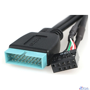 Cablexpert Внутренний USB2 - USB3 кабель, 9pin/19pin, 0.3m (CC-U3U2-01)
