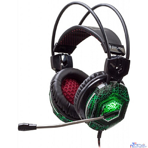 Oklick HS-L500G TOXIC черный 2.2м мониторные оголовье (472656)