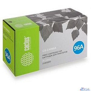 C4096A_CACTUS Картридж (CS-C4096A) для принтеров HP LaserJet 2100/2200. 5000 стр. черный