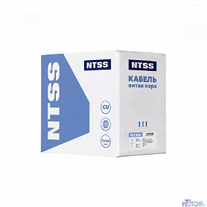 NTSS Кабель витая пара NTSS F/UTP 5e 4 пары одножильный 24AWG медь 305м внутренний нг(А)-HF (LSZH) оранжевый NTSS-IN-FTP4-5e-LSZH-OR