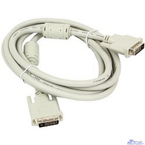 Bion Кабель DVI-D dual link 25M/25M, экран, ферритовые кольца, 1.8 м [BXP-CC-DVI2-018]