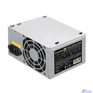 Exegate EX253683RUS Блок питания 450W Exegate AA450, ATX, 8cm fan, 24+4pin, 2*SATA, 1*IDE
