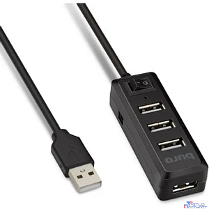 Разветвитель USB 2.0 Buro BU-HUB4-0.5L-U2.0