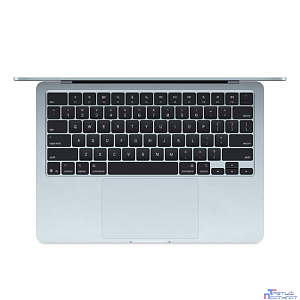 Apple MacBook Air 13-inch 2025 [MC6U4] (КЛАВ.РУС.ГРАВ.) Sky Blue 13.6" Liquid Retina {(2560x1600) M4 10C CPU 10C GPU/16GB/512GB SSD/рекоменд.переходник 11007065} (A3240)