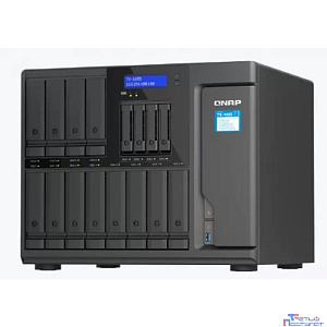 Сетевое хранилище без дисков/ SMB QNAP TS-1655-8G NAS 16-Bay (12x 3.5"/2.5" HDD/SSD bays + 4x 2.5" SSD bays + 2x M.2 2280 SATA slots), Intel Atom C5125 8-core processor, 2.8GHz, 8 GB DDR4 (1 x 8 GB) u
