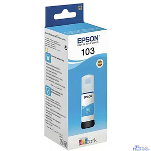 EPSON C13T00S24A  Контейнер 103  с голубыми чернилами для L1110/L3100/3101/3110/3150/3151, 65 мл