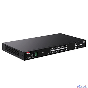 IP-COM G2220P-16-250W Коммутатор управляемый PoE, 18 портов, 18x1 Гбит/с, SFP 2x1 Гбит/с, PoE 16x 30Вт (до 230Вт)