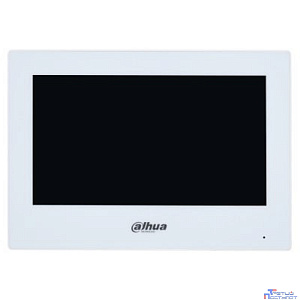 DAHUA DHI-VTH2621GW-WP Видеодомофон IP 7 дюймовый с WiFi 2.4ГГц, белый, ёмкостной сенсорный экран, питание DC 12В/PoE