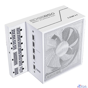 Lian Li  Блок питания  EG0850 / White / ATX 3.1, 850W, 80 PLUS Platinum, PCIe 5.1, APFC, USB HUB, 120mm FDB Fan, Fully Modular / G9P.EG0850.WE00.RU