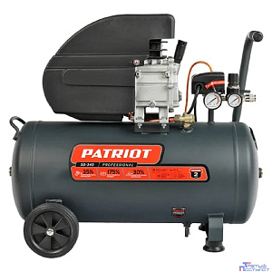 PATRIOT Компрессор поршневой масляный Professional 50-340 [525301950] { 340 л/мин, 8 бар, 2000 Вт, 50 л, быстросъемный 1/4" + "елочка" }