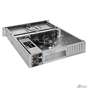 Exegate EX292417RUS Серверная платформа ExeGate Pro 2U550-HS08 <RM 19", высота 2U, глубина 550, Redundant БП 2x1200W, 8xHotSwap, USB>