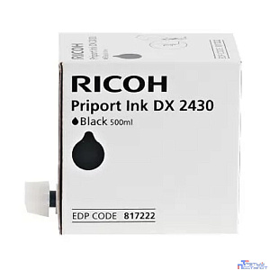 Ricoh Краска тип 2430, Black {DX2330/2430 (1х500мл) (817222)
