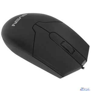 Мышь Sven RX-30 USB чёрная (2+1кл. 1000DPI,  каб. 2м., кор)