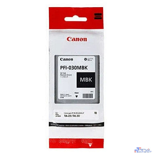 Картридж/ INK TANK PFI-030 MATTE BLACK черный матовый (55мл) для Canon imagePROGRAF TA-20, TA-30, TM-240, TM-340