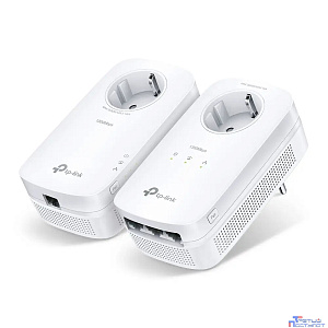 TP-Link TL-PA8033P KIT AV1300 Комплект гигабитных Powerline-адаптеров со встроенной розеткой