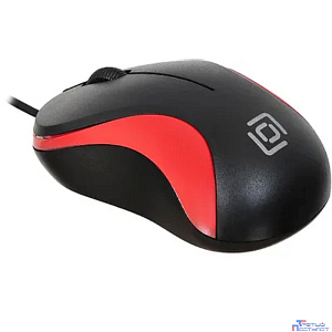 Oklick 115S for Notebooks Black/Red Optical 1000DPI USB [711637]
